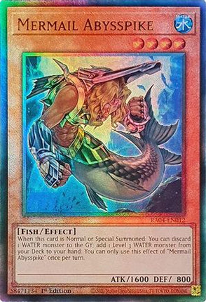 Mermail Abysspike  [RA04-EN012] Ultimate Rare 1st Edition