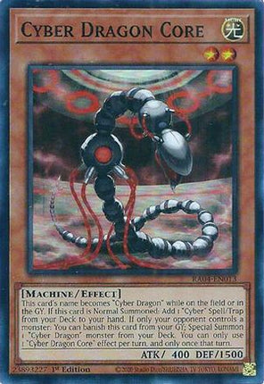 Cyber Dragon Core [RA04-EN013] Super Rare 1st Edition