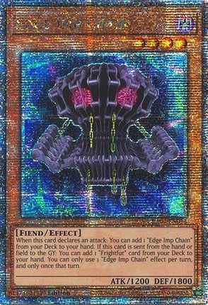 Edge Imp Chain  [RA04-EN014] Quarter Century Secret Rare 1st Edition