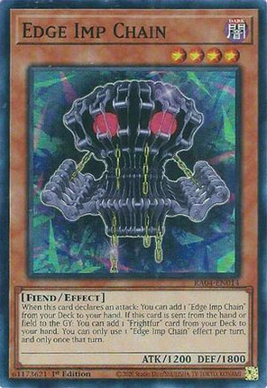 Edge Imp Chain [RA04-EN014] Super Rare 1st Edition