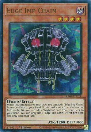 Edge Imp Chain  [RA04-EN014] Ultra Rare 1st Edition