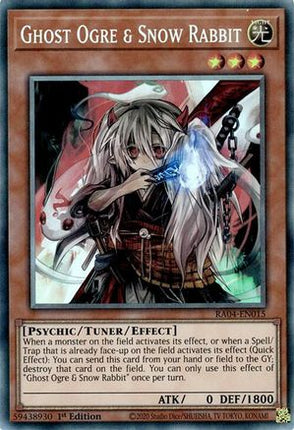 Ghost Ogre & Snow Rabbit  [RA04-EN015] Collector's Rare 1st Edition