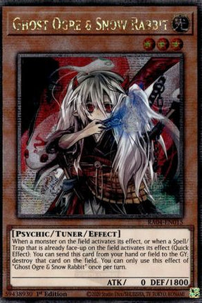 Ghost Ogre & Snow Rabbit  [RA04-EN015] Quarter Century Secret Rare 1st Edition