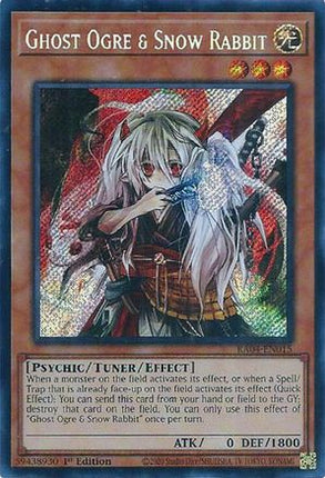 Ghost Ogre & Snow Rabbit  [RA04-EN015] Secret Rare 1st Edition