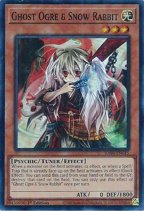 Ghost Ogre & Snow Rabbit [RA04-EN015] Super Rare 1st Edition