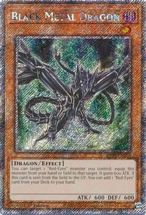 Black Metal Dragon  [RA04-EN016] Platinum Secret Rare 1st Edition