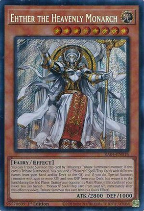 Ehther the Heavenly Monarch  [RA04-EN018] Secret Rare