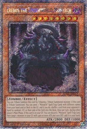 Erebus the Underworld Monarch  [RA04-EN019] Platinum Secret Rare 1st Edition