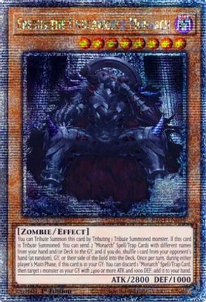 Erebus the Underworld Monarch  [RA04-EN019] Quarter Century Secret Rare 1st Edition