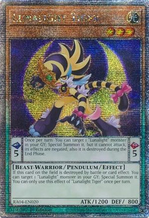 Lunalight Tiger  [RA04-EN020] Quarter Century Secret Rare 1st Edition