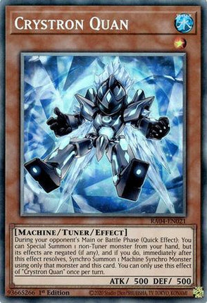 Crystron Quan  [RA04-EN021] Collector's Rare 1st Edition