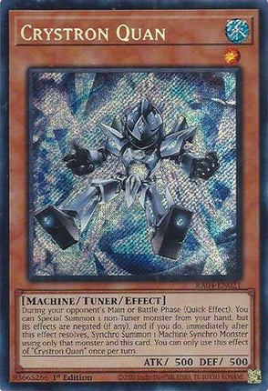 Crystron Quan  [RA04-EN021] Secret Rare 1st Edition