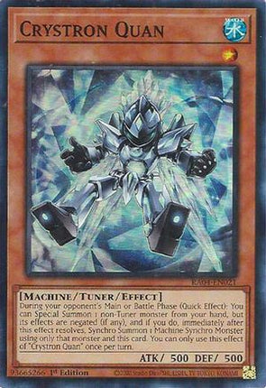 Crystron Quan (Super Rare) [RA04-EN021] 1st Edition