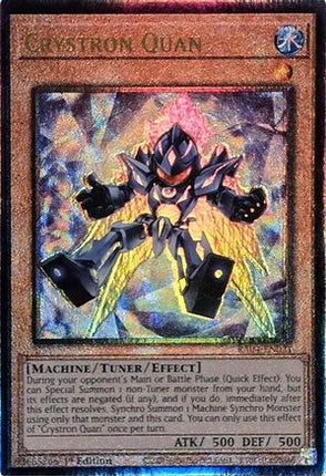 Crystron Quan  [RA04-EN021] Prismatic Ultimate Rare 1st Edition