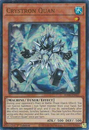Crystron Quan  [RA04-EN021] Ultra Rare 1st Edition