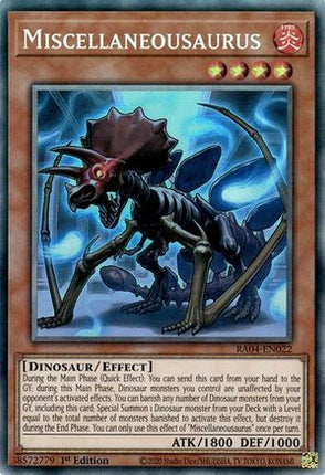 Miscellaneousaurus  [RA04-EN022] Collector's Rare 1st Edition