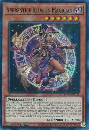 Apprentice Illusion Magician [RA04-EN023] Super Rare 1st Edition