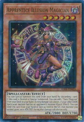 Apprentice Illusion Magician  [RA04-EN023] Ultra Rare 1st Edition