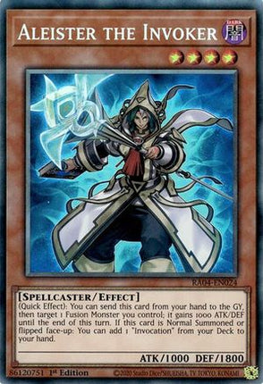 Aleister the Invoker (Alternate Art) [RA04-EN024] Collector's Rare 1st Edition