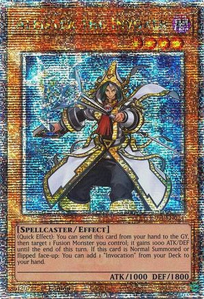 Aleister the Invoker (Alternate Art) [RA04-EN024] Quarter Century Secret Rare 1st Edition
