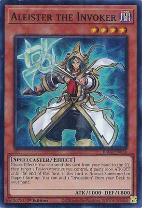 Aleister the Invoker (Alternate Art) [RA04-EN024] Super Rare 1st Edition