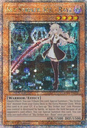 Sky Striker Ace - Raye (Quarter Century Secret Rare)  [RA04-EN026] 1st Edition