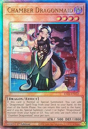 Chamber Dragonmaid  [RA04-EN032] Ultimate Rare 1st Edition