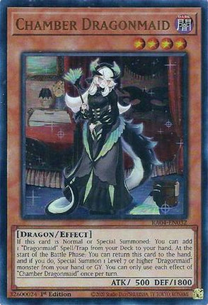 Chamber Dragonmaid  [RA04-EN032] Ultra Rare 1st Edition
