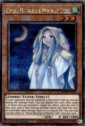 Ghost Mourner & Moonlit Chill  [RA04-EN033] Quarter Century Secret Rare 1st Edition