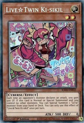 LiveTwin Ki-sikil  [RA04-EN035] Collector's Rare 1st Edition
