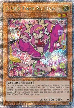 LiveTwin Ki-sikil  [RA04-EN035] Quarter Century Secret Rare 1st Edition