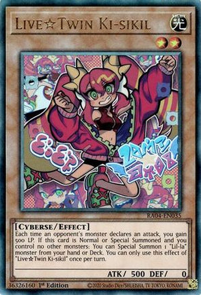 LiveTwin Ki-sikil  [RA04-EN035] Ultimate Rare 1st Edition