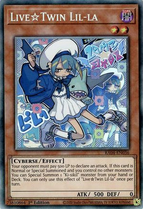 LiveTwin Lil-la  [RA04-EN036] Collector's Rare 1st Edition