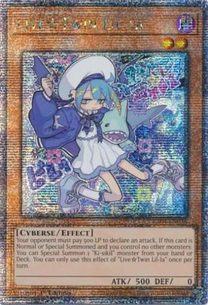 LiveTwin Lil-la  [RA04-EN036] Quarter Century Secret Rare 1st Edition