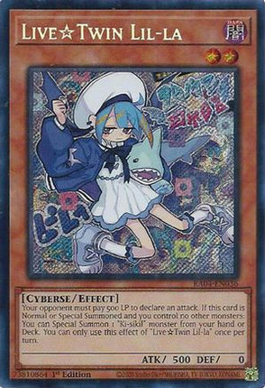 LiveTwin Lil-la  [RA04-EN036] Secret Rare 1st Edition