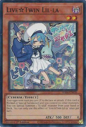 LiveTwin Lil-la [RA04-EN036] Super Rare 1st Edition