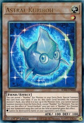 Astral Kuriboh  [RA04-EN040] Prismatic Ultimate Rare 1st Edition