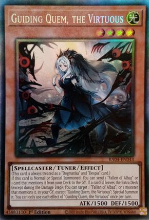 Guiding Quem, the Virtuous  [RA04-EN043] Collector's Rare 1st Edition
