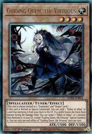 Guiding Quem, the Virtuous  [RA04-EN043] Ultimate Rare 1st Edition