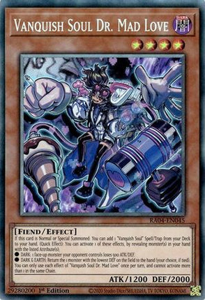 Vanquish Soul Dr. Mad Love  [RA04-EN045] Collector's Rare 1st Edition
