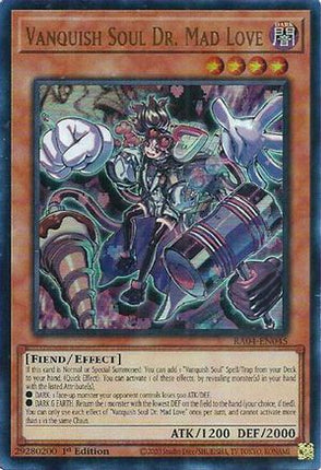 Vanquish Soul Dr. Mad Love  [RA04-EN045] Ultra Rare 1st Edition