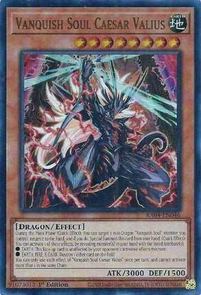 Vanquish Soul Caesar Valius  [RA04-EN046] Ultra Rare 1st Edition