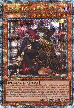 Diabellstar the Black Witch  [RA04-EN047] Quarter Century Secret Rare 1st Edition