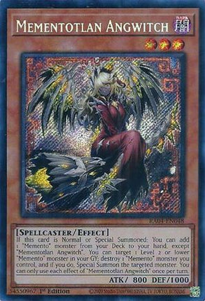 Mementotlan Angwitch  [RA04-EN048] Secret Rare 1st Edition