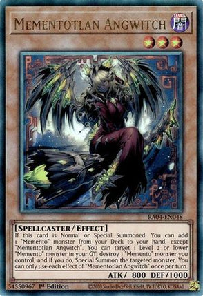 Mementotlan Angwitch  [RA04-EN048] Ultimate Rare 1st Edition