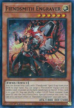 Fiendsmith Engraver [RA04-EN049] Super Rare 1st Edition