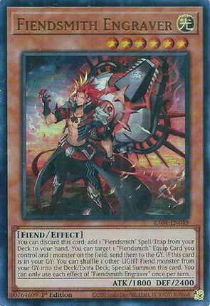 Fiendsmith Engraver  [RA04-EN049] Ultra Rare 1st Edition