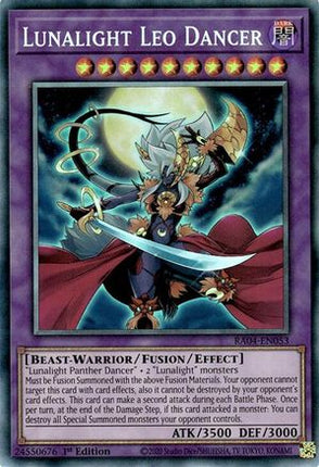 Lunalight Leo Dancer  [RA04-EN053] Collector's Rare 1st Edition