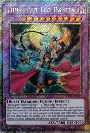 Lunalight Leo Dancer  [RA04-EN053] Platinum Secret Rare 1st Edition
