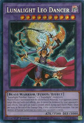 Lunalight Leo Dancer  [RA04-EN053] Secret Rare 1st Edition